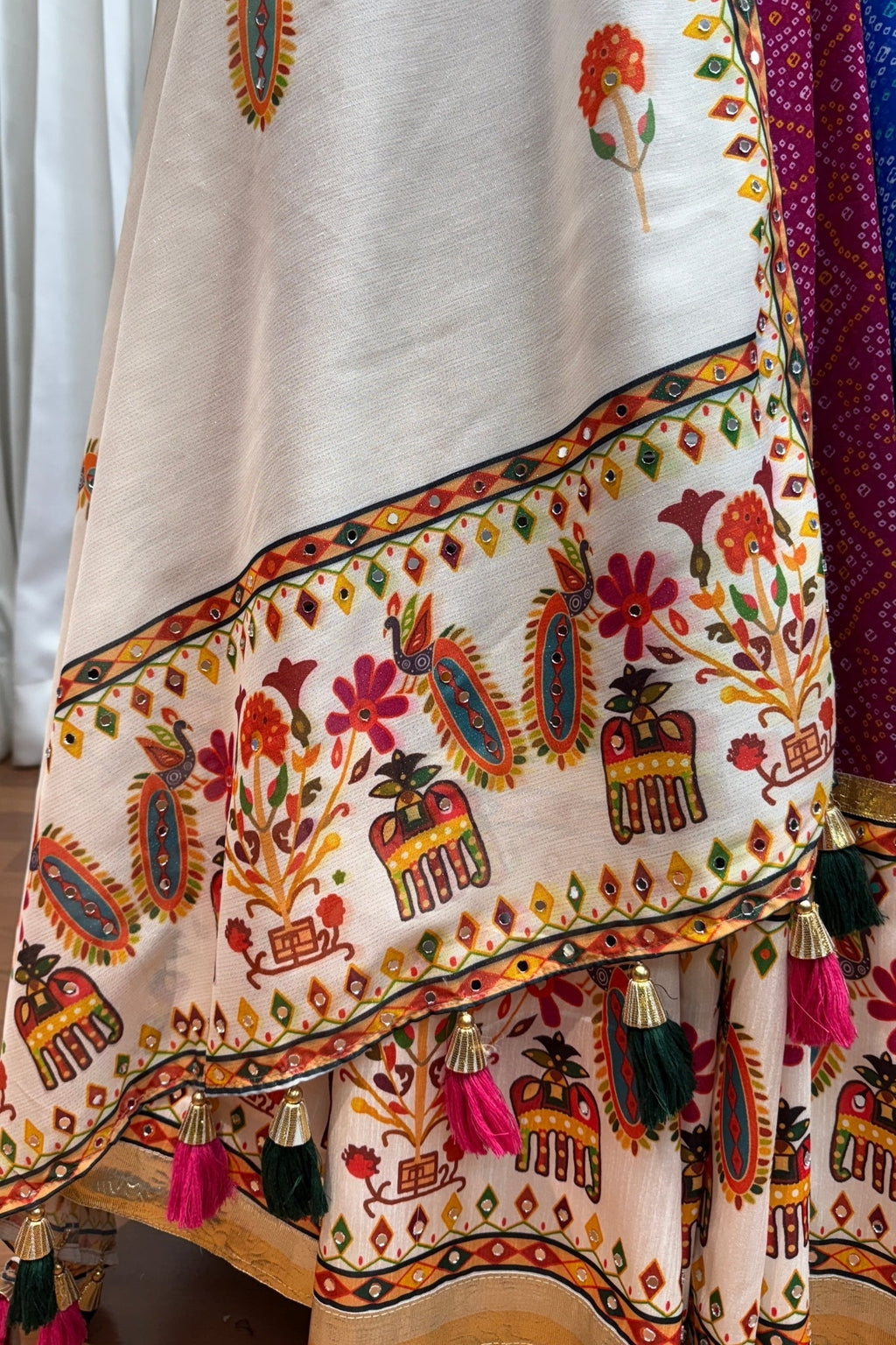 Multi Color Traditional Designer Navratri Special Lehenga Choli - ETHNICDEAL