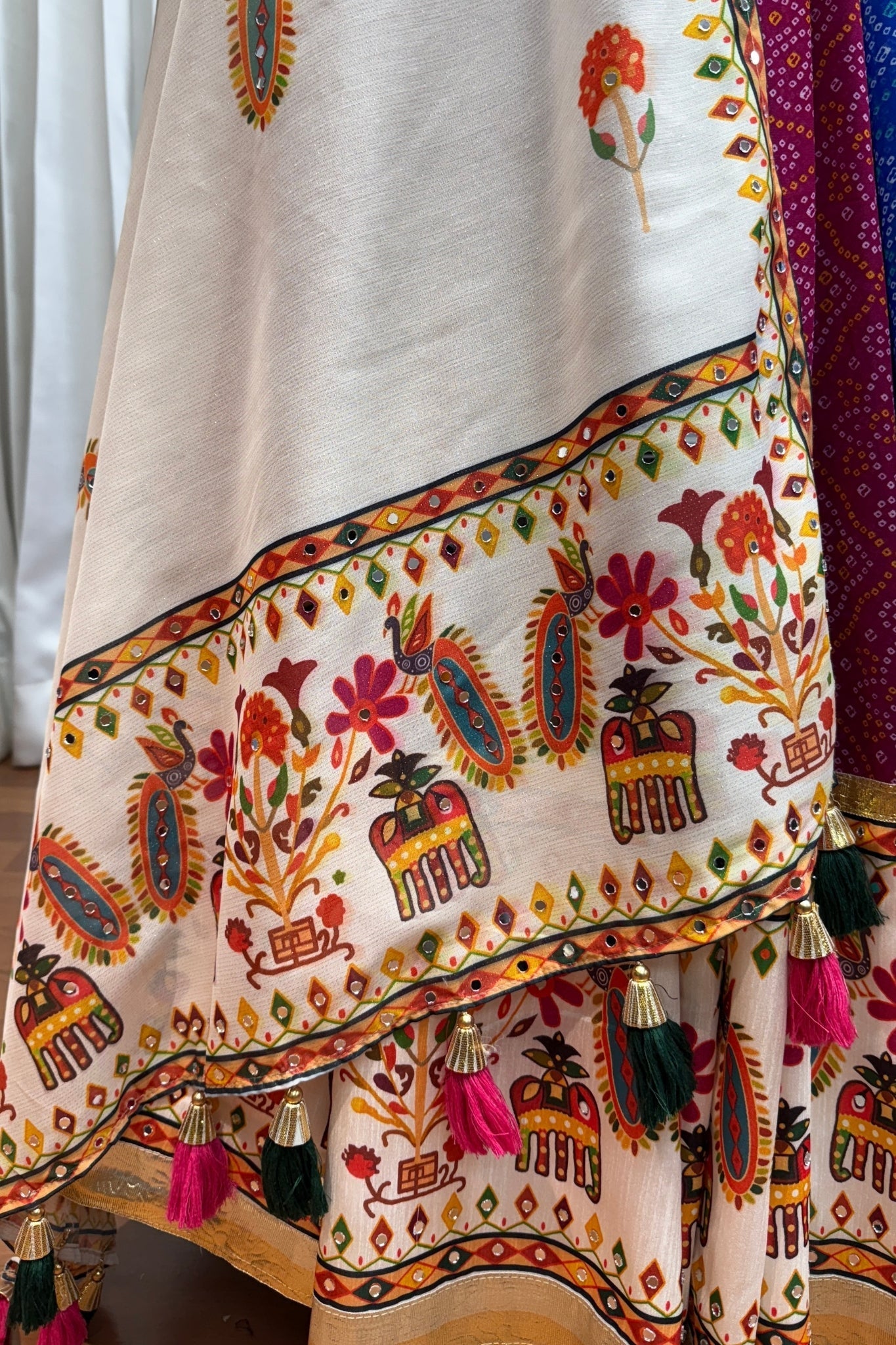 Multi Color Traditional Designer Navratri Special Lehenga Choli - ETHNICDEAL