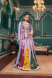 Lavender Embroidered With Mirror Work Designer Navratri Readymade Lehenga Choli - ETHNICDEAL