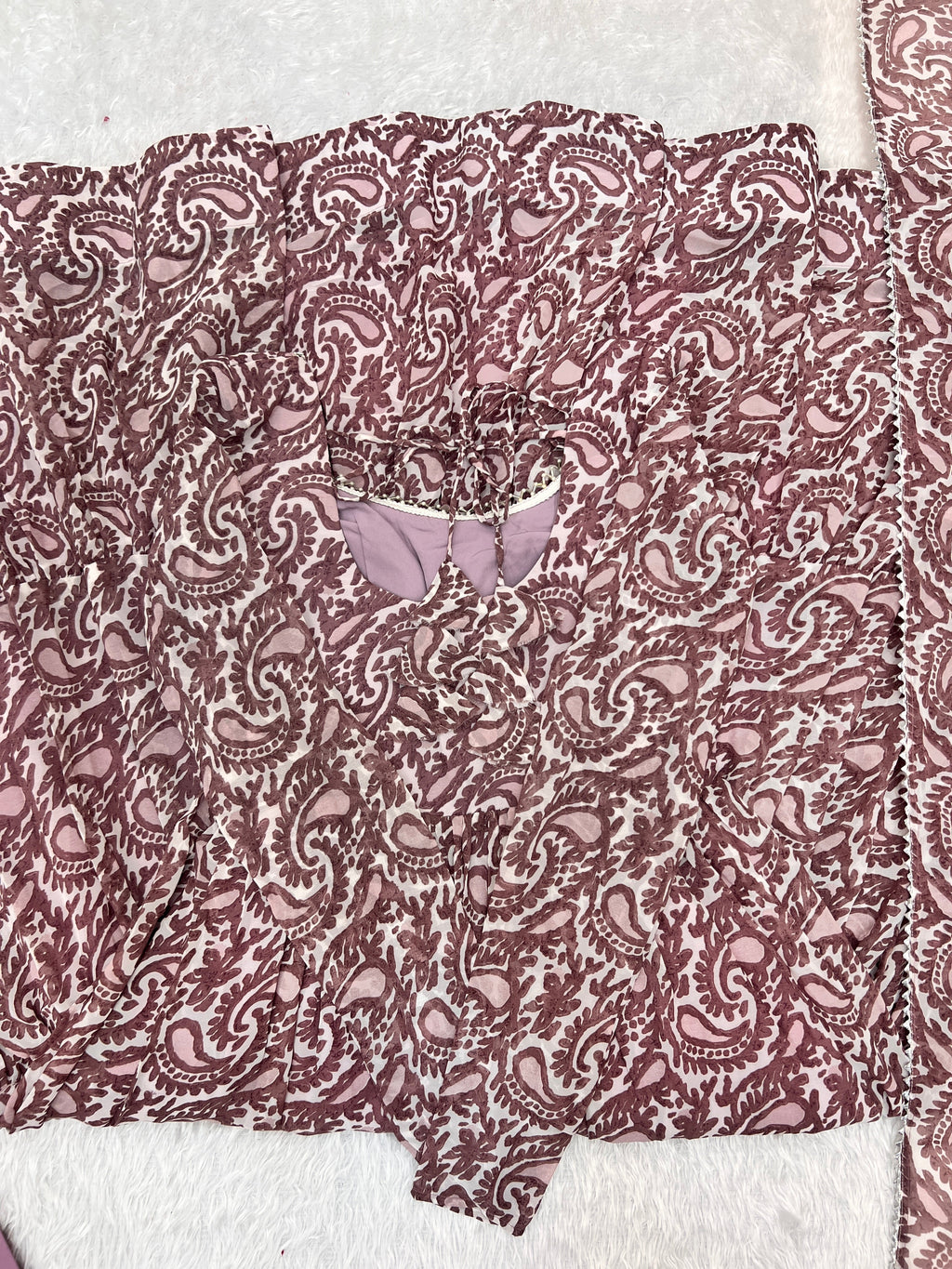 Amazing Digital Printed Faux Georgette Anarkali Pant Suit - Ethnicwish