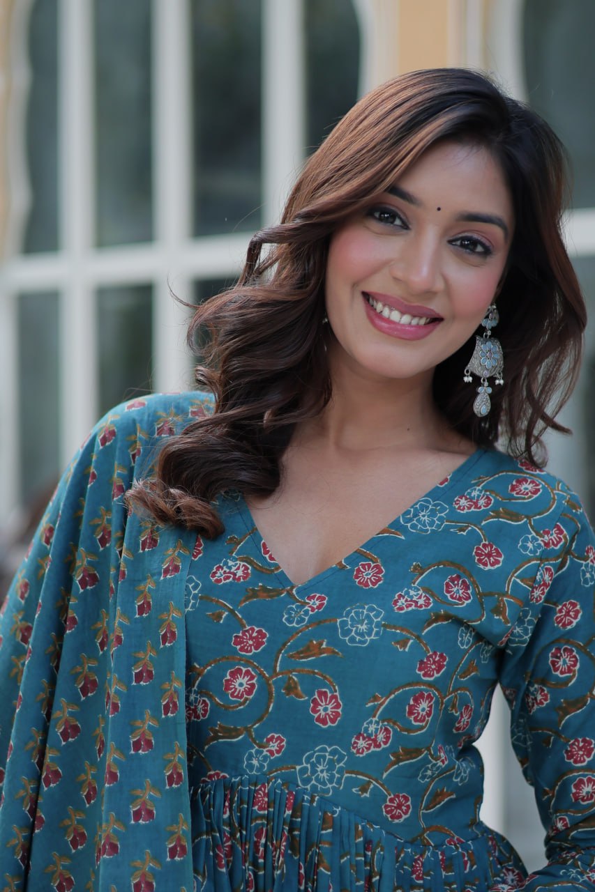 Elegant Pure Cotton 3-Piece Suit Set - ETHNICDEAL