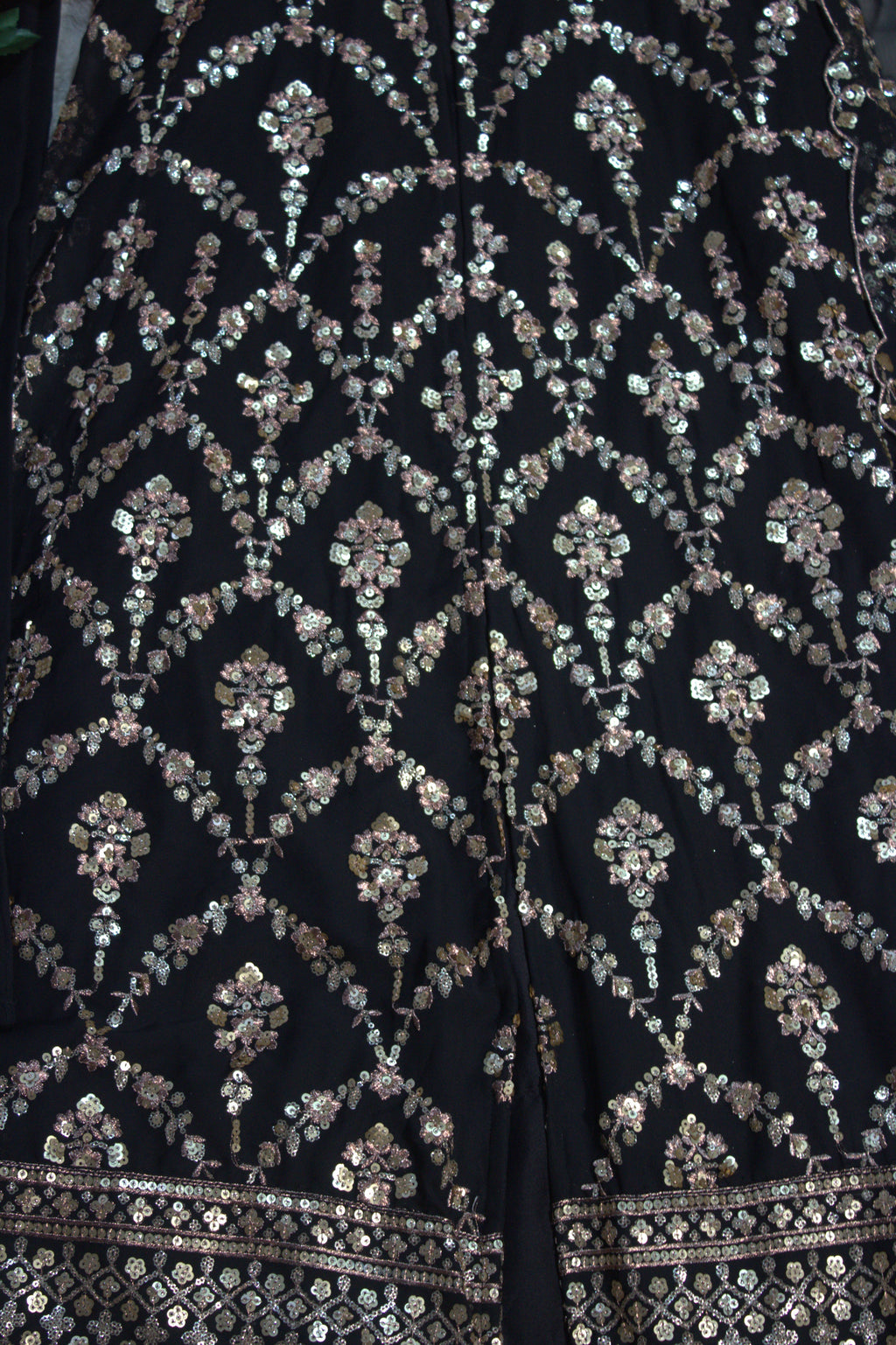 Barkha's Black Colored Anarkali Suit Set