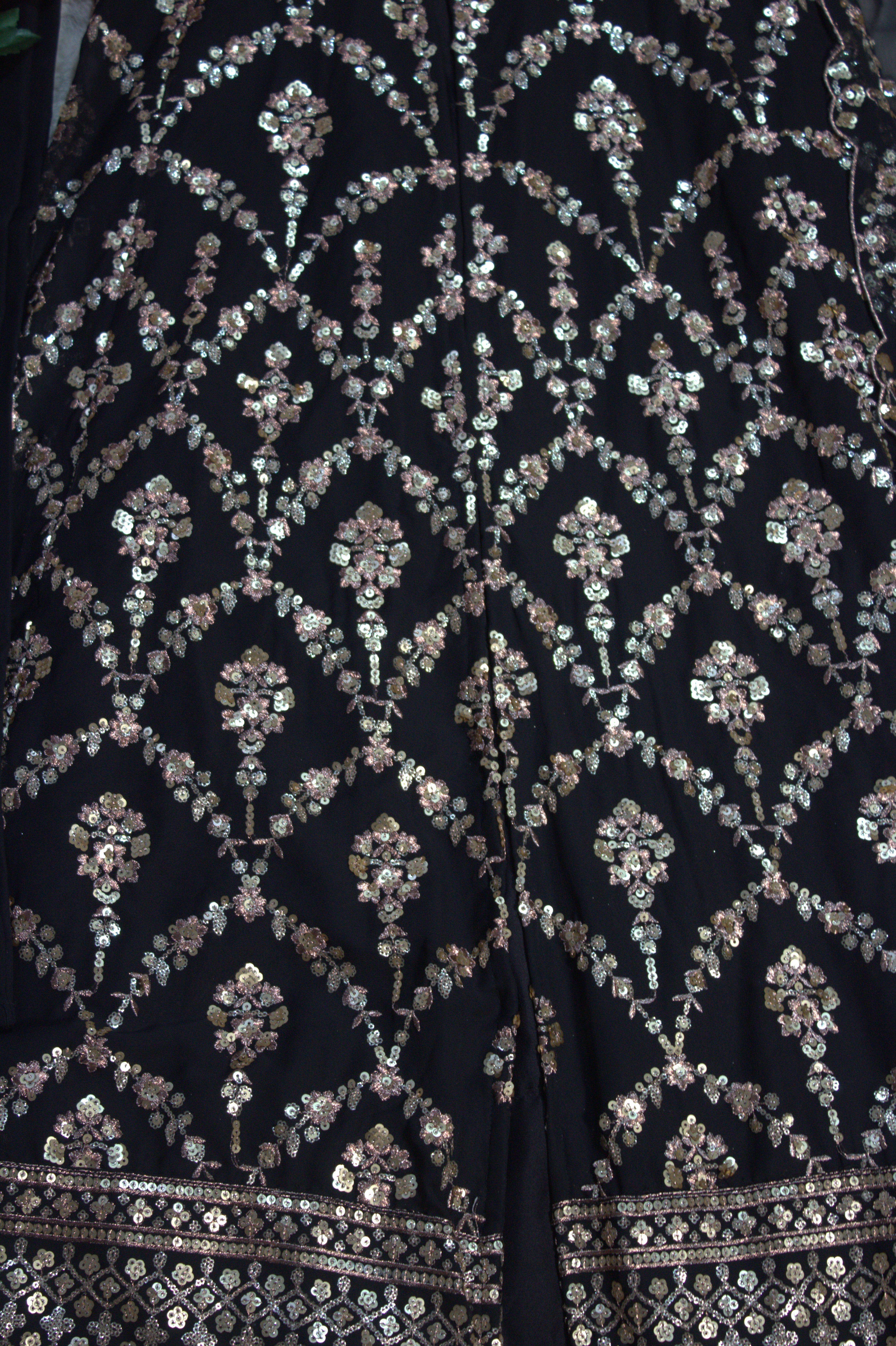 Barkha's Black Colored Anarkali Suit Set