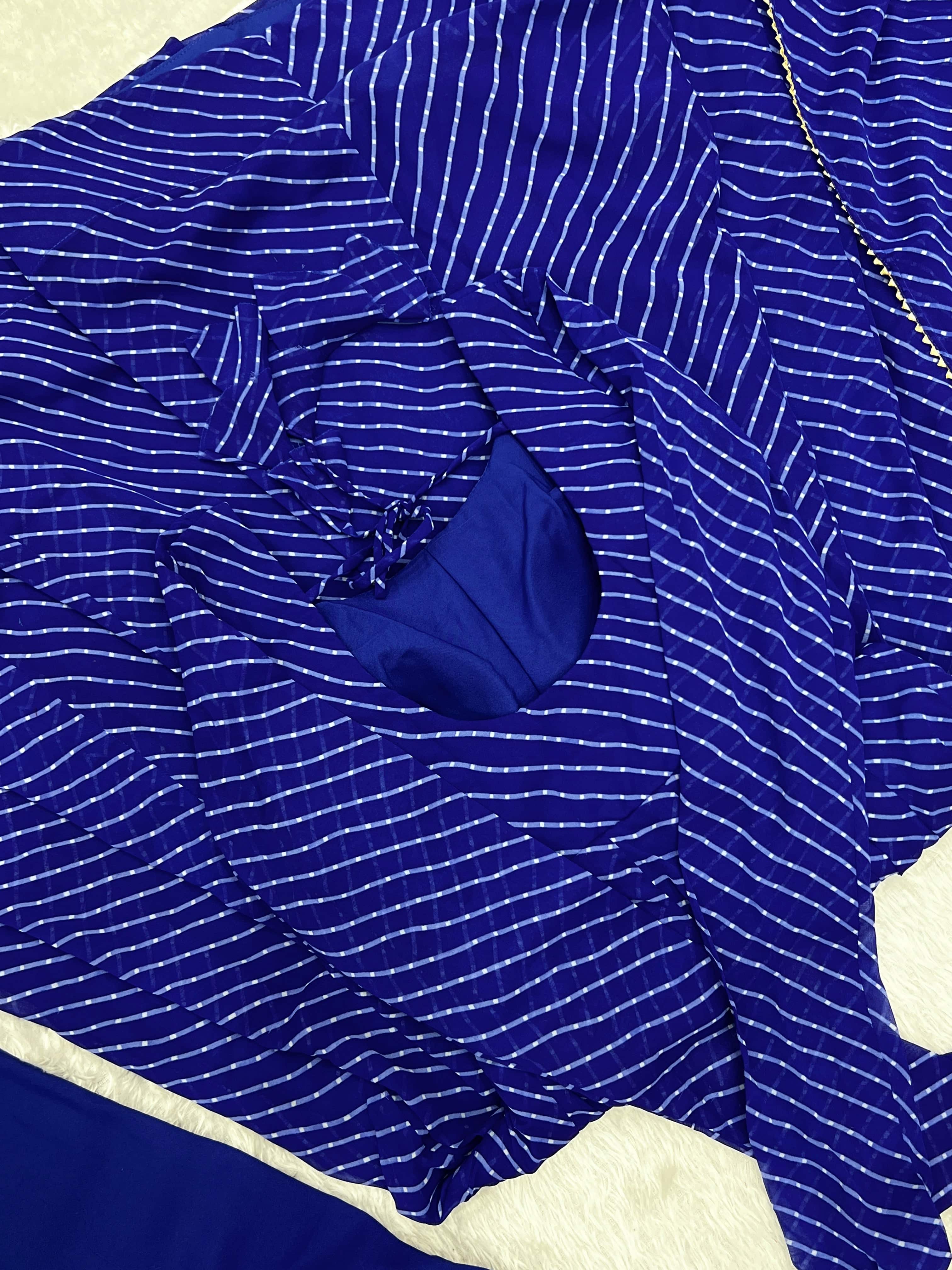 Splendid Faux Georgette Printed Fully Stitched Anarkali Pant Suit - Ethnicwish