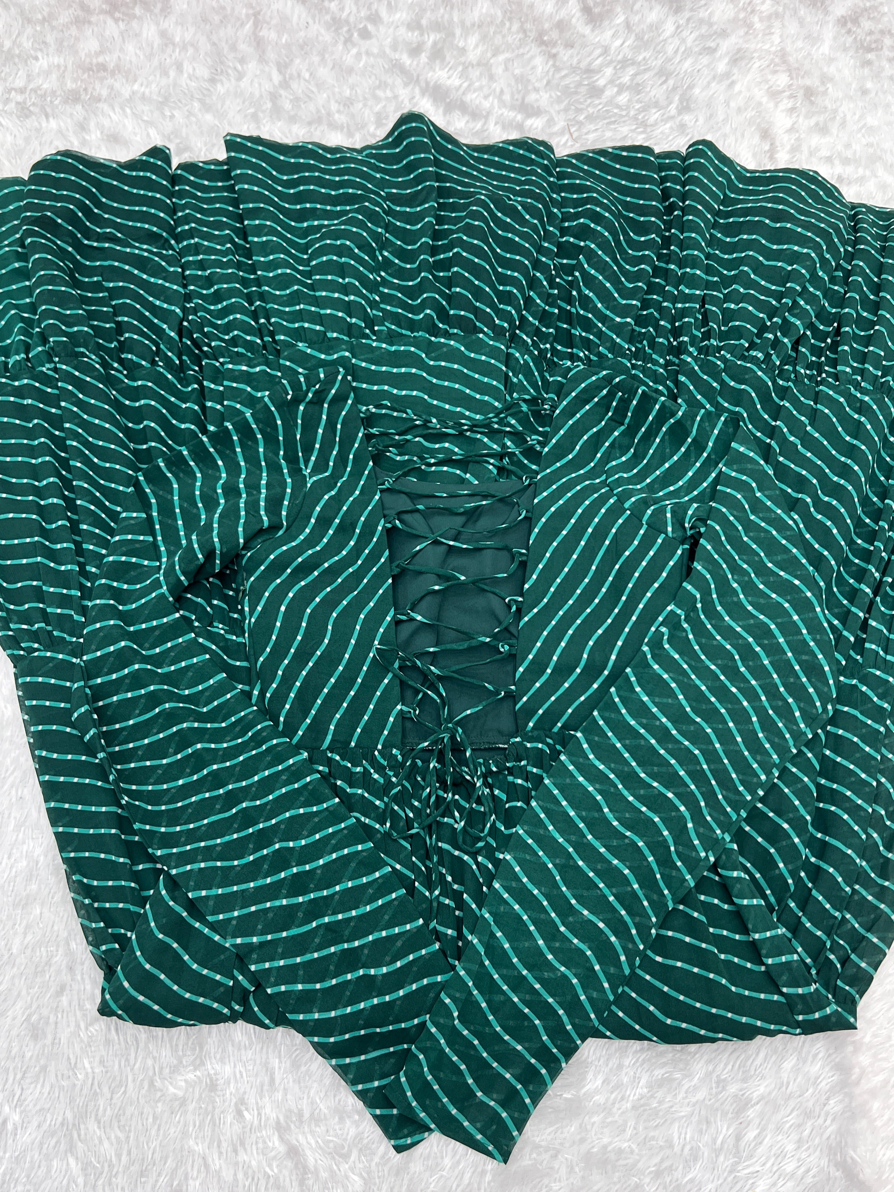 Arresting Navratri Wear Fully Stitched Designer Gown - Ethnicwish