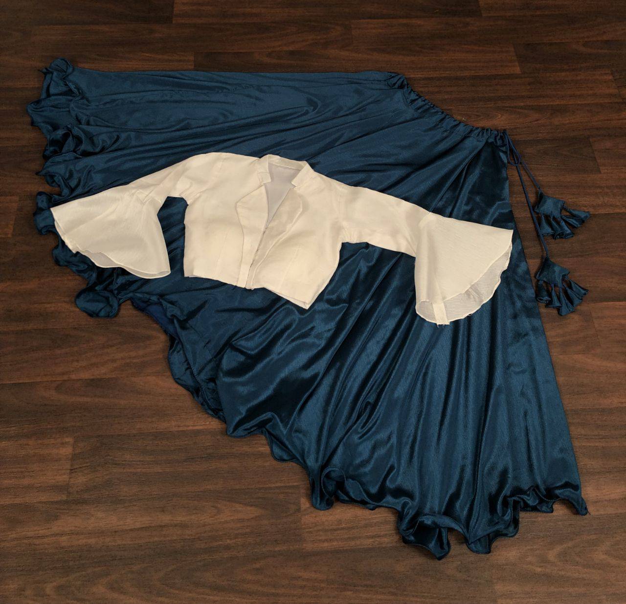 Passionate Chinon Fully Stitched Lehenga Choli Set - Ethnicwish