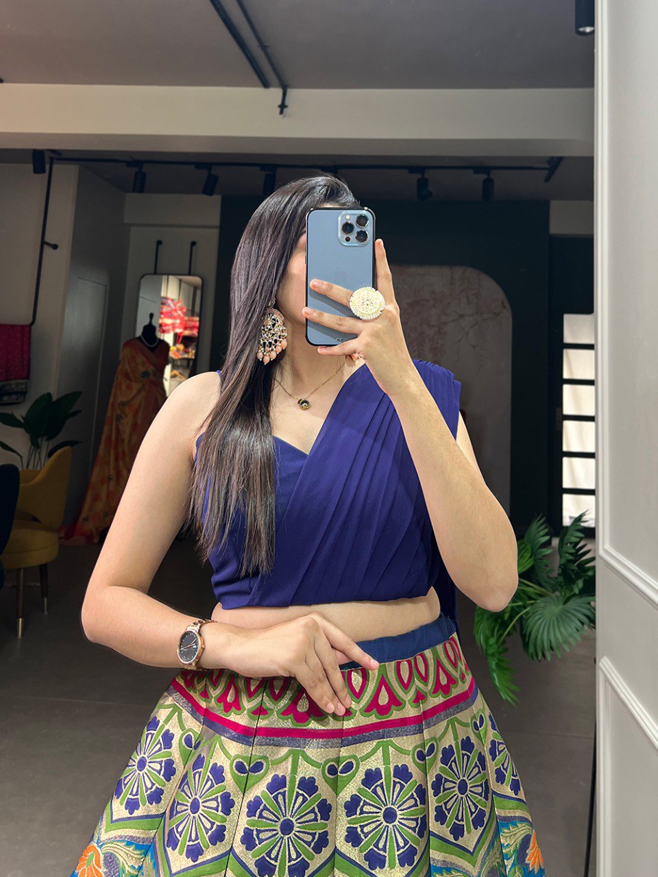 Lovely Banarasi Silk Zari Weaving Worked Designer Lehenga Choli - Ethnicwish