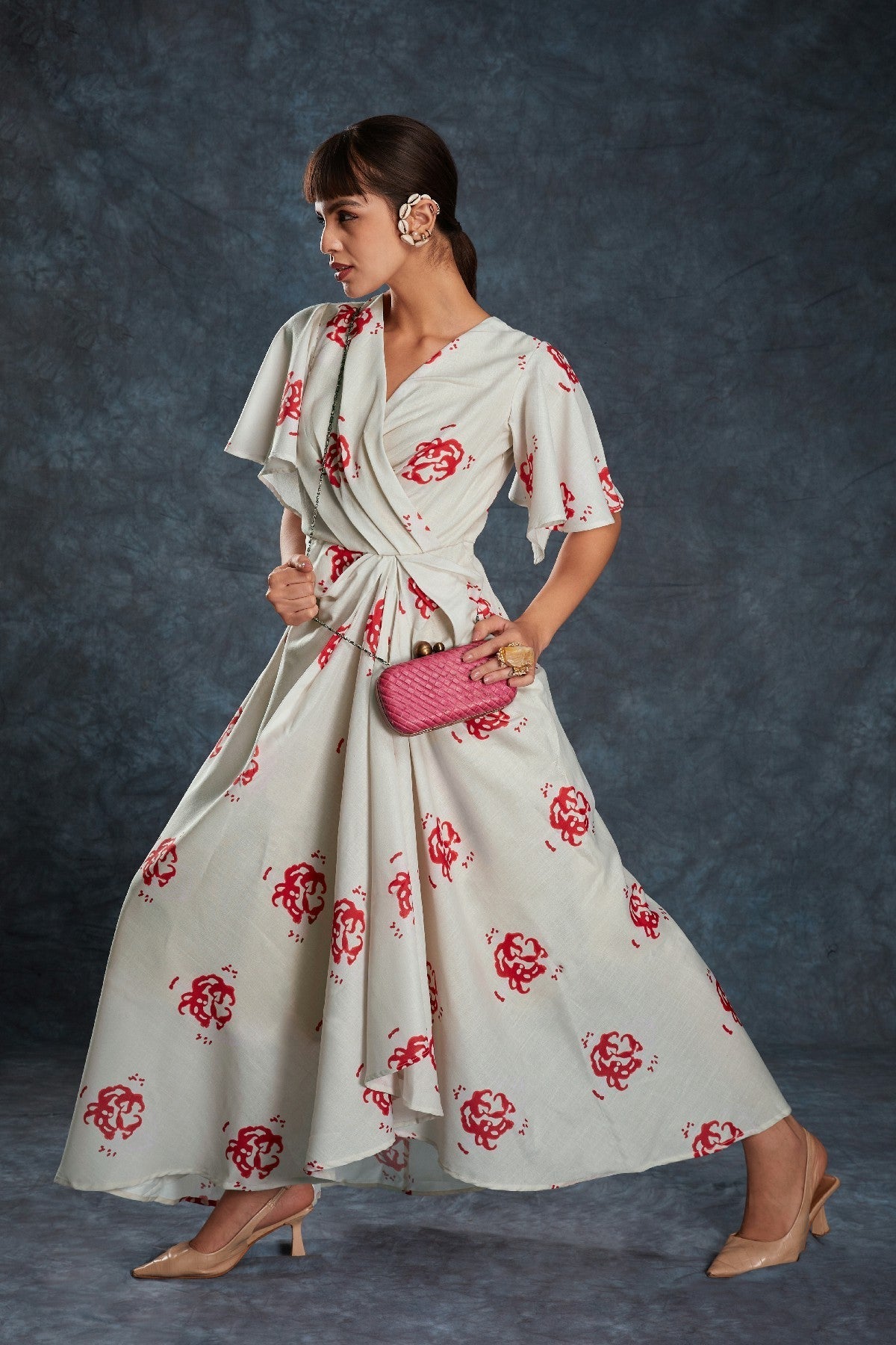 Cream Printed Linen Co-Ord Set – Effortless Elegance - ETHNICDEAL