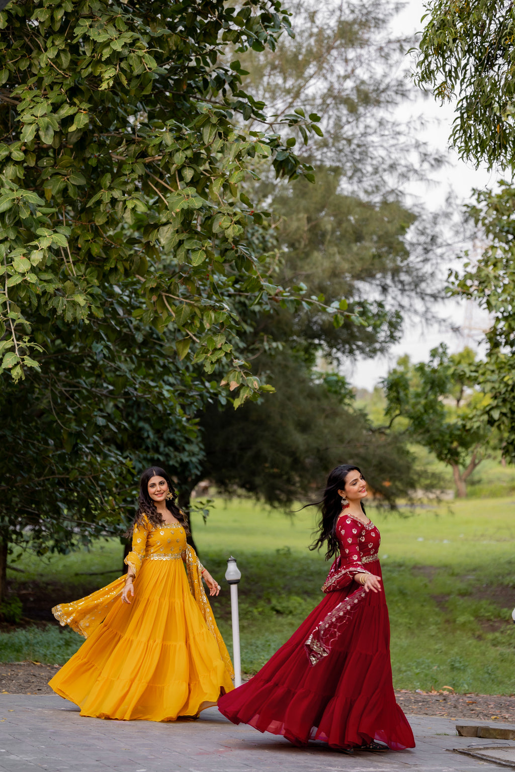 Magnificent Georgette Intricate Sequins Embroidered Suit - Ethnicwish